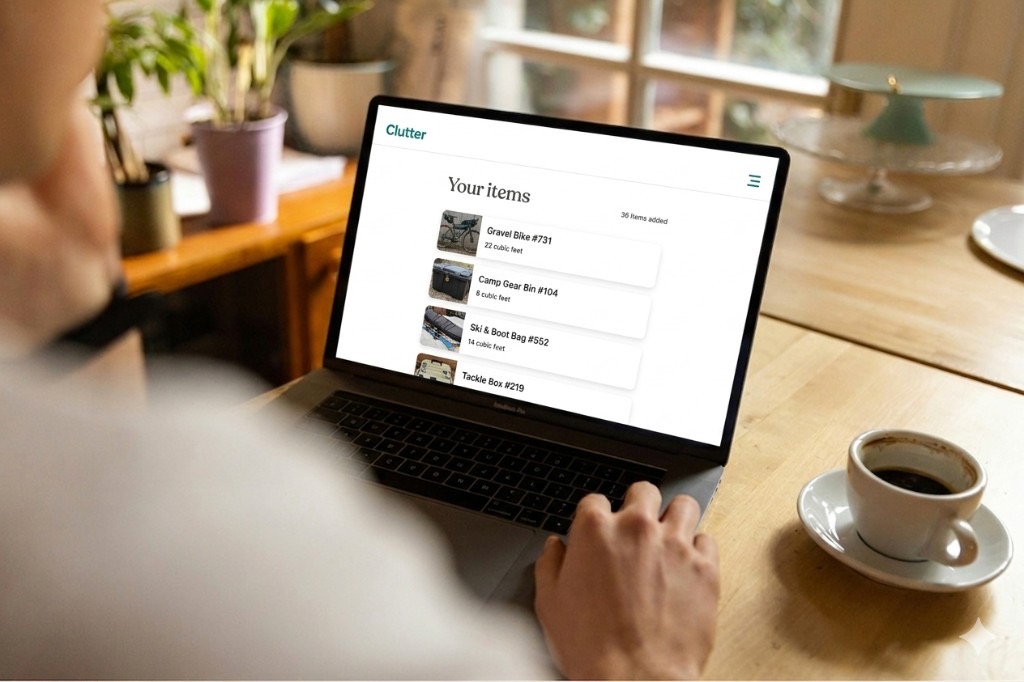 Digital photo catalog of stored items
